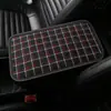Nueva caja de reposabrazos de tela de lino transpirable tejida cojín para interior de coche fabricantes al por mayor MM-6