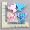 Accesorios DIY de Resina Dibujos Animados Stitch Pegamento Crema Parche para Carcasa de Teléfono Móvil Accesorios para el Cabello para Niños Imán de Nevera Materiales Decorativos