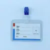 Capa de Borracha Dura de PVC Capa Dura para Cartão Espessada 70C Crachá de Identificação de Trabalho Crachá Crachá de Trabalho Capa Transparente Dura para Cartão Atacado