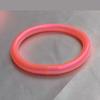 Pulseira de gelatina colorida metalizada 9mm em PVC, imitação de folha de ouro, pulseira de silicone estilo moda europeia e americana, outlet de fábrica