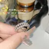 Anel de Diamante de Alto Carbono com Borda de Renda Estilo Versa Port para Mulheres Espessura 18K Ouro Branco Moda Nicho Super Fada Anel Versátil