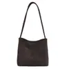 Elegante bolsa casual estilo vintage 2026 nova bolsa de ombro e axila trançada versátil para outono e inverno