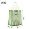 Bolsa de Lavado Portátil de Viaje de Ocio para Playa, Natación, Bolsa de Almacenamiento para Baño, Bolsa de Almacenamiento de Malla Transpirable Linda de Ojos Grandes de Dibujos Animados