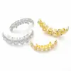 Joyería Dental Hip-Hop Estilo Europeo y Americano Temu, Brackets Dentales Hip-Hop de Diamantes de Colores, Accesorios Dentales Personalizados de Moda Rap para Ocho Dientes