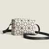 Bolsa Transversal Versátil de Alta Qualidade Geométrica Amazon Bolsa de Mão Tendência Europeia e Americana Bolsa de Ombro Moda Cor Sólida Costura para Mulheres