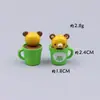 Urso de Desenho Animado Fofo Polvo Porquinho Menininha Sorvete Hambúrguer Acessórios de Boneca Enfeites