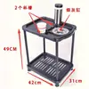 Mesa de Mahjong, Mesa de Café, Estante de Té en la Sala de Juegos, Mesa de Té Pequeña al Lado de la Mesa de Mahjong, Portavasos, Cenicero Multifuncional