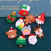 Serie de Carnaval Navideño Infantil de Dibujos Animados Pegamento de Crema para Manualidades Funda Casera para Teléfono Móvil Pasador Diadema Joyería Accesorios de Resina
