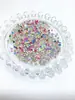 Pedras de Strass para Nail Art de Cor Mista com Base Pontiaguda, Cristais Redondos Multifacetados Super Brilhantes Empilháveis para Decoração de Unhas Atacado