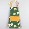 Delantal de algodón flameado, cómodo y transpirable, para cocina, hogar, cintura, elegante, bonito, para mujer adulta, ropa de trabajo de verano