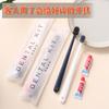 Cepillo de Dientes Desechable B&B Hotel con Pasta Cerdas Suaves Cepillo de Dientes de Cabeza Ancha Suministros para Hotel Set de Artículos de Aseo Desechables