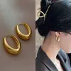 Brincos Geométricos em U Estilo Retrô Europeu e Americano Fivela de Orelha Temperamento Feminino Estilo Frio Simples Tarraxa de Orelha Argola de Orelha Brincos Joias Yiwu
