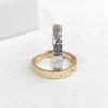 Anillo de Pareja Estilo Similar de Xiaohongshu Plata Esterlina S925 Hielo Triturado Popular Simple Anillo de Pareja Anillo Abierto Pulsera Transmisión en Vivo
