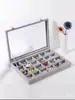 Caja de Almacenamiento Multifuncional para Joyería, Exquisita Caja de Almacenamiento para Pendientes, Aretes, Anillos, Colgantes, Bandeja de Gran Capacidad y Más