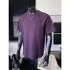 Camiseta de manga corta para hombre de estilo americano, de temporada primavera-verano, transfronteriza, tendencia, hombro normal, diseño de remaches deconstruido de alta resistencia, para pareja