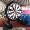 Proveedores de accesorios deportivos inflables divertidos para padres e hijos dardos inflables calentamiento PVC superficie rugosa fútbol diana de dardos modelo inflable