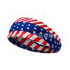 Bandeira Americana Meninos e Meninas Crianças Adolescente Dia da Independência Estrelas Retro Absorvente de Suor Esportes Decoração Festa Faixa de Cabelo