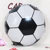 Venta directa de fábrica de globos de aluminio de fútbol de 18 pulgadas y 45 cm, decoración para fiestas de la Copa del Mundo, globos de aluminio de fútbol.