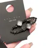 Grampo de Cabelo Estrela com Strass de Luxo Leve com Toque de Alto Padrão, Presilha Oval Tendência para Franja, Acessório de Cabelo Lateral, Grampo de Cabelo, Presilha Lateral de Cabelo para Mulheres