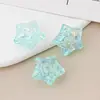 Mapei Transparente 1.5 Patrón de Agujero Recto Cuentas de Estrella de Cinco Puntas Cadena para Celular DIY Llavero Colgante para Coche Cadena para Colgar Vasos Cuentas Sueltas
