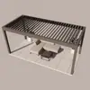 Pabellones de Ocio para Exteriores, Villas Cenador, Venta Directa de Fábrica de Cenadores con Persianas, Soportes para Flores, Cenadores de Cuatro Estaciones para Balcones, Cenadores de Aleación de Aluminio para Hoteles