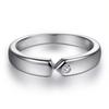 Anillo Europeo y Americano de Plata de Ley 925 con Zircón y Perla para Mujer, Anillo de Nicho de Gama Alta, Anillo de Diamante de Cuatro Garras, Anillo de Plata con Lazo