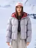 Explorer Invierno Casual Cálido Chaqueta de Plumas de Pato Ropa de Abrigo Unisex con Capucha Chaqueta Acolchada Engrosada Hombres