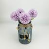 Simulación de flor de diente de león, pequeña bola de espinas, decoración para boda, hogar, una sola cabeza, ping pong, crisantemo, flor falsa, accesorios de fotografía al por mayor