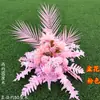 Flores Grandes de Chão para Casamento Flores de Seda Flores Decorativas Flores para Palco T Corredor Flores Penduradas Flores de Casamento Fundo de Flores