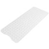 Alfombrilla de baño antideslizante, alfombrilla larga para ducha con agujero de drenaje, ventosa, alfombrilla de baño, alfombrilla de baño interior, alfombrilla de baño antideslizante, alfombrilla de baño