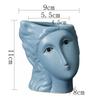 Novos produtos fornecem e-commerce transfronteiriço jardinagem Amazon vaso de cerâmica simples criativo personagens ornamentos de flores suculentas
