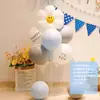 Decoraciones de Globos Flotantes de Mesa y Piso con Tema de Cumpleaños Feliz Cumpleaños para la Fiesta de Primer Cumpleaños de Niños, Decoraciones Brillantes