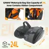 Bolsas Laterais para Moto GAWAF Compatíveis com Moto Off-Road, Dual Sport, Motorcross, Moto, Corrida, Montanha, Off-Road, Bolsa de Moto à Prova d'Água com Capas de Chuva (Upgrade 24L)
