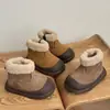 Nuevas Botas de Nieve para Niños 2025, Zapatos de Algodón para Niños, Zapatos Calientes para Niños, Zapatos de Invierno para Bebés, Botas de Algodón para Niñas