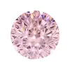 Gemas Huagang: Diamantes de Alto Carbono de Corte Redondo Coloridos de Fuegos Artificiales, Exclusivamente para Transmisiones en Vivo, Pendientes de Acero de Titanio, Piedras Principales para Joyería DIY