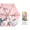 Paraguas Pequeño Fresco Mini 40% de Descuento, Compacto, Portátil, Sombrilla Creativa de Pintura al Óleo, Sombrilla Protectora Solar de Titanio, Listo para la Venta