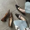 Colección de Principios de Otoño Karalinsan2026: Zapatos Mary Jane de Piel de Vaca de Capa Superior con Correa Única, Tacón Bajo, Puntera Cuadrada y Tacón de Gato