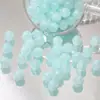 Cuentas de vidrio cuentas sueltas redondas doble jade cuentas de palomitas de maíz rotas hechas a mano DIY pulsera collar joyería para la oreja accesorios material