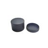 Lata 8 oz doble cara negro mate tarro de vela de aromaterapia lata para cera sólida para el cabello caja de regalo embalaje cosmético