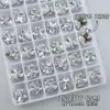 Rhinestones de Azúcar Coloreados K9 de Alta Calidad Sin Base, Productos Terminados de Vidrio Coloreado Deslumbrantes, Hechos a Mano, Rhinestones para Uñas que se Ajustan Súper Bien
