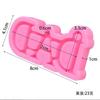 MOM Dia das Mães DAD Dia dos Pais chaveiro pingente capital Inglês combinação de letras placa acessórios molde de silicone