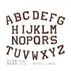 Bordados Computadorizados 26 Letras Inglesas Coloridas Patches Bordados, Dez Cores Disponíveis, Patches para Roupas DIY