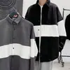 Cárdigan suéter para hombre de primavera y otoño, estilo coreano, alta gama, corte holgado, diseño de bloques de color, estilo preppy, único, versátil, prenda exterior casual