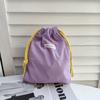 Bolsa de Almacenamiento Creativa Color Macaron Moda Cordón Lápiz Labial Bolsa Cosmética Mujeres Portátil Artículos Varios Bolsa de Almacenamiento Artículos Pequeños
