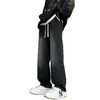 Pantalones Vaqueros para Hombre Transfronterizos Primavera Negro Estilo Americano Pantalones de Hombre Corte Regular Holgados Casuales de Pierna Recta Pantalones Largos