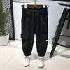 Pantalones de primavera para niño, overol coreano de moda, pantalones casuales guapos de estilo occidental, primavera y otoño zy3401