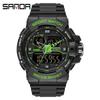 Sanda, nuevo reloj electrónico personalizado informal para hombre, reloj moderno de tendencia, reloj de pulsera multifuncional para deportes al aire libre, resistente al agua