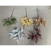 Flor Falsa de Lirio de Navidad de 3 Puntas Ramo Artificial Flor Hecha a Mano Flor de Boda Flor de Seda Artificial Decoración de Boda Flor de Piso