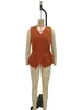 En stock verano 2026 nuevo transfronterizo Amazon primavera-verano ropa de mujer europea y americana color liso sin mangas corbata casual camisa