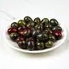 Huevo Pequeño de Cristal Natural 2*1.5 Blanco Morado Rosa Verde Rojo Azul Morado Material Huevo Piedra Bruta Adorno Pieza de Mano para Manipular